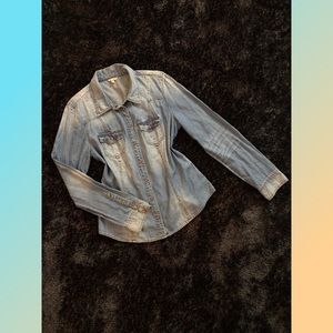 Guess Jean Blouse Size L